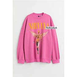 Nirvana In Utero Sweatshirt, Aesthetic Oversized Sweatshirt ET0610