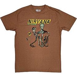 Nirvana T-shirt: 'Incesticide' (Brown) T-Shirt