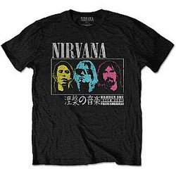 Nirvana T-shirt: 'Japan' (Black) T-Shirt