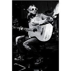 Kurt Cobain aesthetic poster, kurt cobain, nirvana, nirvana poster ET0610
