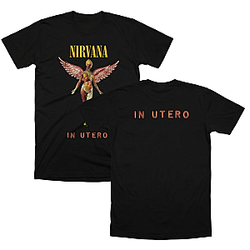 In Utero Front Back LA 2804 Nirvana T-Shirts
