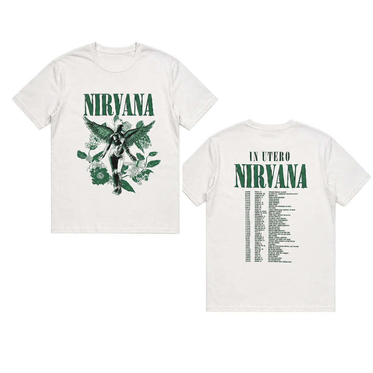 Nirvana In Utero Green NTMD2807 Nirvana T-Shirts | Nirvana Store