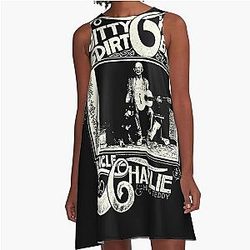 Nitty Gritty Dirt Band Tri-blend A-Line Dress