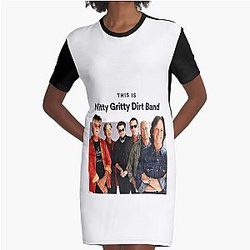 present music country by group nitty gritty dirt band  Graphic T-Shirt Dress