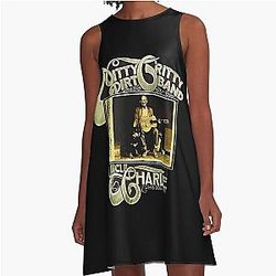 present music country by group nitty gritty dirt band  A-Line Dress
