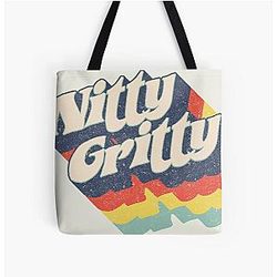 Nitty Gritty All Over Print Tote Bag
