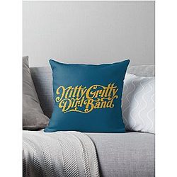 Best Nitty Gritty Dirt Band Design   Throw Pillow