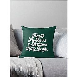 Tank Fly Boss Walk Jam Nitty Gritty Throw Pillow