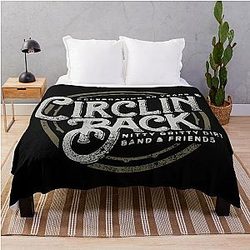 Nitty Gritty Dirt Band and Friends Circlin Back Celebrating 50 Years Throw Blanket