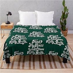 Tank Fly Boss Walk Jam Nitty Gritty Throw Blanket