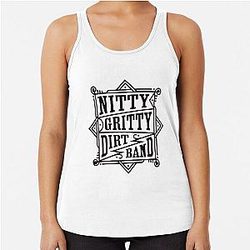 present music country by group nitty gritty dirt band  Racerback Tank Top