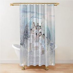 Niziu KPOP Shower Curtain