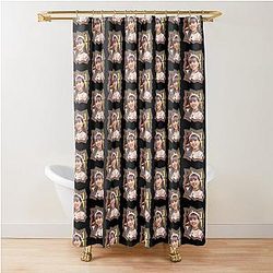 Mayuka Ogou NiziU Korean Kpop Retro Color Oil Paint Design Shower Curtain