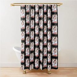 Mako Yamaguchi NiziU Mako Korean K-pop Retro Color Oil Paint Design Shower Curtain