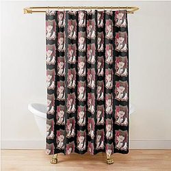 Riku NiziU Riku Korean Kpop Retro Oil Paint Design Shower Curtain