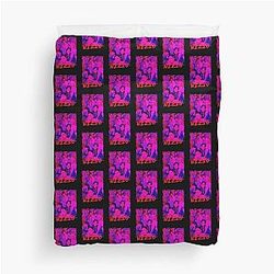 NiziU Kpop Group Members Purple RGB Color Design Duvet Cover