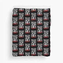 NiziU Kpop Group Members Black and White Kpop Color Design Duvet Cover