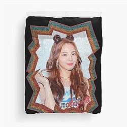 Arai Ayaka NiziU Korean Kpop Retro Color Oil Paint Duvet Cover