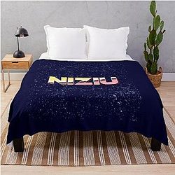 NiziU in Space Throw Blanket