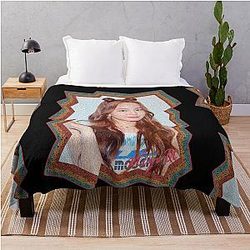 Arai Ayaka NiziU Ayaka Korean Kpop Retro Color Oil Paint Design Throw Blanket