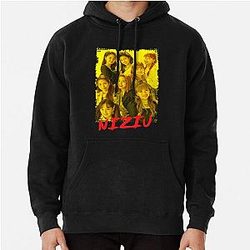 NiziU Kpop Group Members Yellow Kpop Color Design Pullover Hoodie