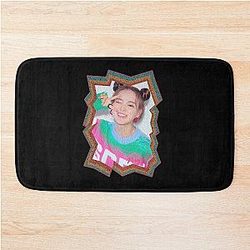 Rio Hanabashi NiziU Rio Korean Kpop Retro Color Oil Paint Design Bath Mat has been cleaned up