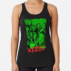 NiziU Kpop Group Members Green Kpop RGB Color Design Racerback Tank