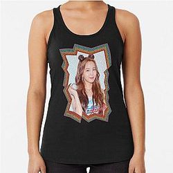 Arai Ayaka NiziU Korean Kpop Retro Color Oil Paint Design Racerback Tank Top
