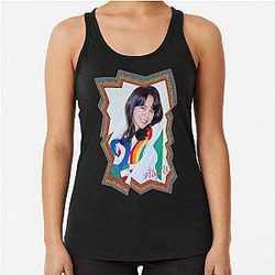 Nina Hillman NiziU Korean Kpop Retro Color Oil Paint Design Racerback Tank Top