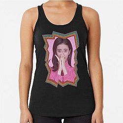 Rima Yokoi NiziU Korean Kpop Retro Color Oil Paint Design Racerback Tank Top