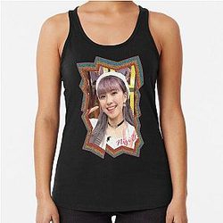 Mayuka Ogou NiziU Korean Kpop Retro Color Oil Paint Design Racerback Tank Top