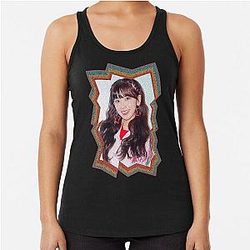 Miihi Suzuno NiziU Korean Kpop Retro Color Oil Paint Design Racerback Tank Top