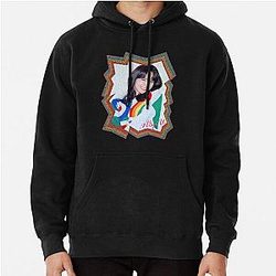 Nini U Korean Kpop Retro Color Oil Paint Design Pullover Hoodie