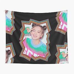 Rio Hanabashi NiziU Rio Korean K-Pop Retro Color Oil Paint Design Tapestry