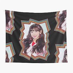 Miihi Suzuno NiziU Korean Kpop Retro Color Oil Paint Design Tapestry