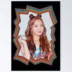 Arai Ayaka NiziU Korean Kpop Retro Oil Paint Color Design Poster