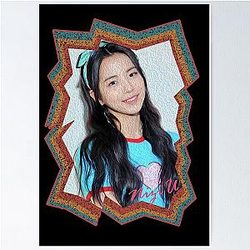 Maya Katsumura NiziU Korean Kpop Retro Color Oil Paint Design Poster