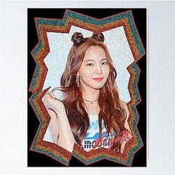 Arai Ayaka NiziU Korean Kpop Retro Color Oil Paint Poster