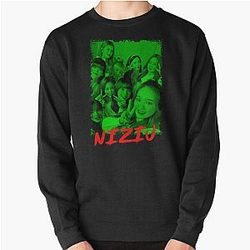 NiziU Kpop Group Members Green RGB Color Design Pullover Sweatshirt