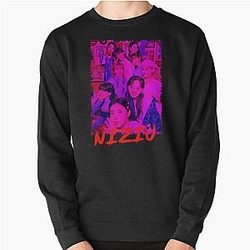 NiziU Kpop Group Members Purple RGB Color Design Pullover Sweatshirt