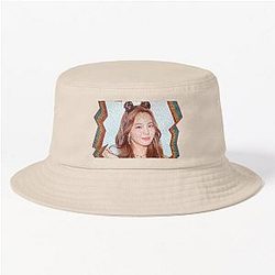Arai Ayaka NiziU Korean Retro Color Oil Paint Design Bucket Hat