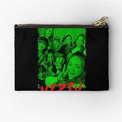NiziU Kpop Group Members Green Kpop RGB Color Design Zipper Pouch