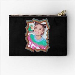 Rio Hanabashi NiziU Korean Kpop Retro Color Oil Paint Design Zipper Pouch