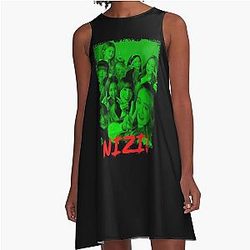 NiziU Kpop Group Members Green K-pop A-Line Dress