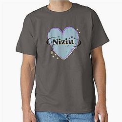 NiziU K-Pop Heart Scrapbook Design in Blue Tones Classic T-Shirt becomes

NiziU K-Pop Heart Scrapbook Classic T-Shirt