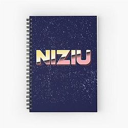 Nizu in Space Spiral Notebook