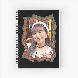 Mayuka Ogou NiziU Korean Kpop Retro Color Oil Paint Design Spiral Notebook