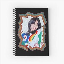Nina Hillman NiziU Korean Kpop Retro Color Oil Paint Design Spiral Notebook