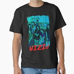 NiziU Kpop Group Members Blue Kpop Classic T-Shirt