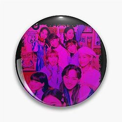 NiziU Kpop Group Members Purple Kpop Color Design Pin